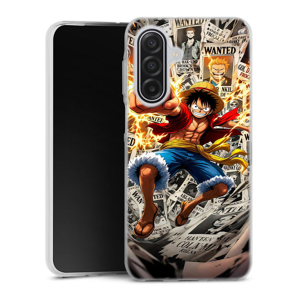 coque samsung A37 5G Luffy wanted poster
