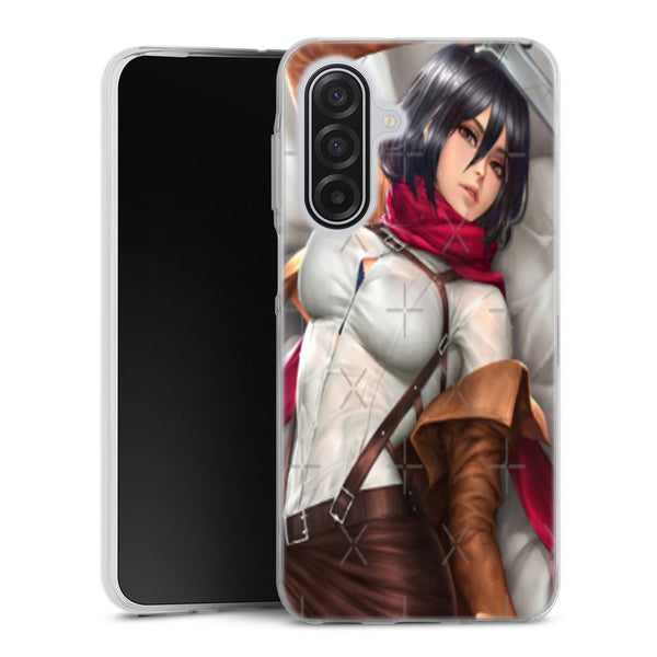 Coque Samsung A17 5G Mikasa Attack on Titan filles sexy beau cul