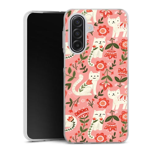 Coque Samsung Galaxy A17 5G Motif de chat folklorique