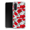 Coque Samsung Galaxy A17 5G Motif de fleur rouge | Housse silicone, antichocs, protection optimale - Motif floral