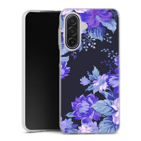 Coque Samsung Galaxy A17 5G Motif Floral de minuit | Housse silicone, antichocs, protection optimale - Motif floral