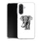 Coque Samsung Galaxy A17 5G Noir dessin Blanc Elephant | Housse Antichoc Silicone Souple, Ultra Fine, Protection intégrale, Motif Animaux
