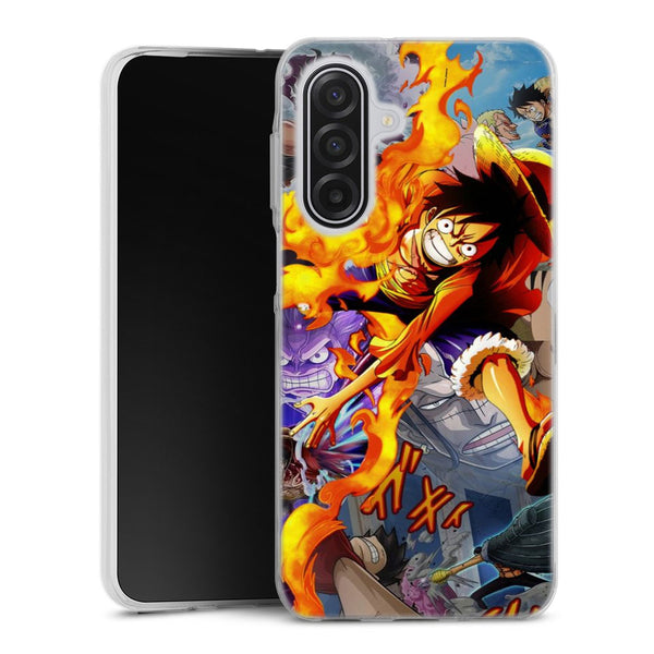 Coque Samsung A17 5G One Piece Luffy Attack