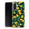 Coque Samsung Galaxy A17 5G Orange sur Fond Noir | Housse silicone, antichocs, protection optimale - Motif floral
