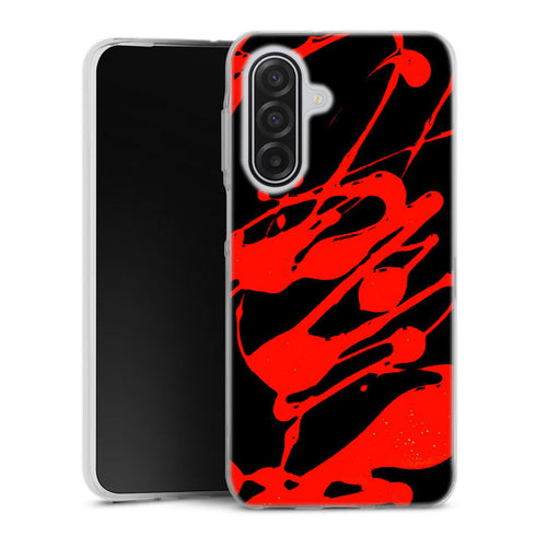 Coque pour Samsung A17 5G Paint Slpash Rouge