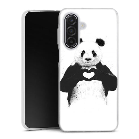 Coque Samsung Galaxy A17 5G Panda Love