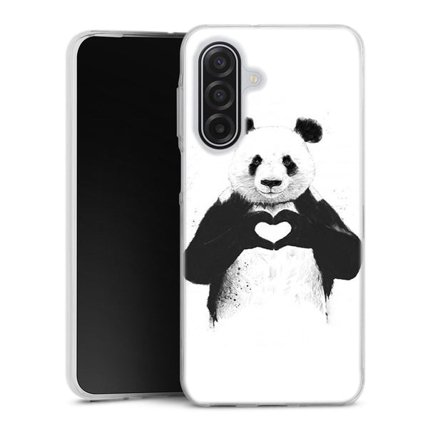 Coque Samsung Galaxy A17 5G Panda Love