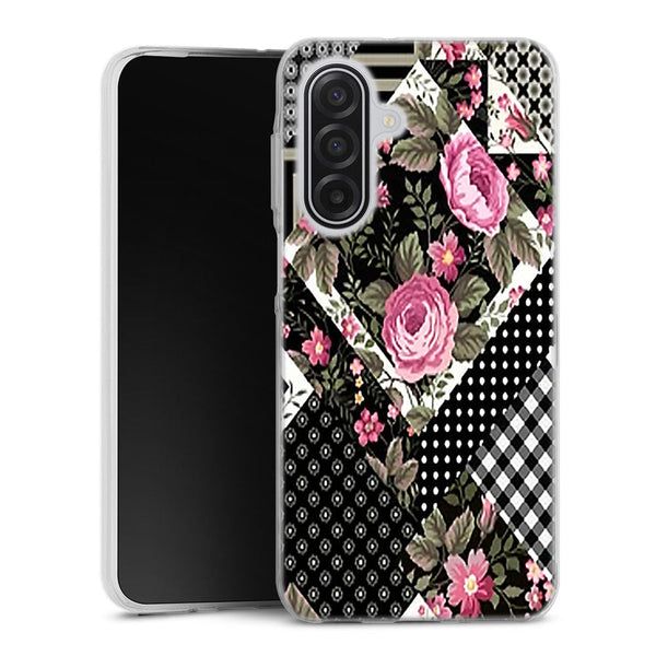 Coque Samsung Galaxy A17 5G Patchwork Floral | Housse silicone, antichocs, protection optimale - Motif floral