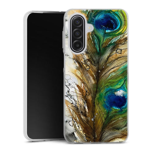 Coque Samsung Galaxy A17 5G Plume de Paon