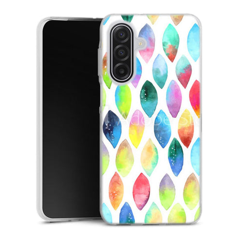 Coque A17 5G Plumes Watercolors pour Samsung galaxy