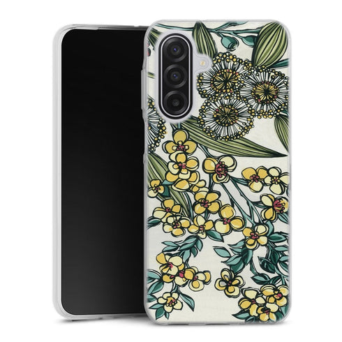 Coque Samsung Galaxy A17 5G Retro Australian Native Floral | Housse silicone, antichocs, protection optimale - Motif floral