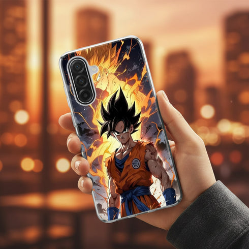 Combat final avec ce design Sangoku Regeneration pour la housse en silicone souple Xiaomi Redmi Note 9