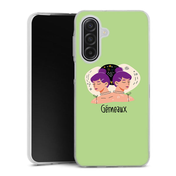 Coque souple Samsung A17 5G Zodiac Gemeaux