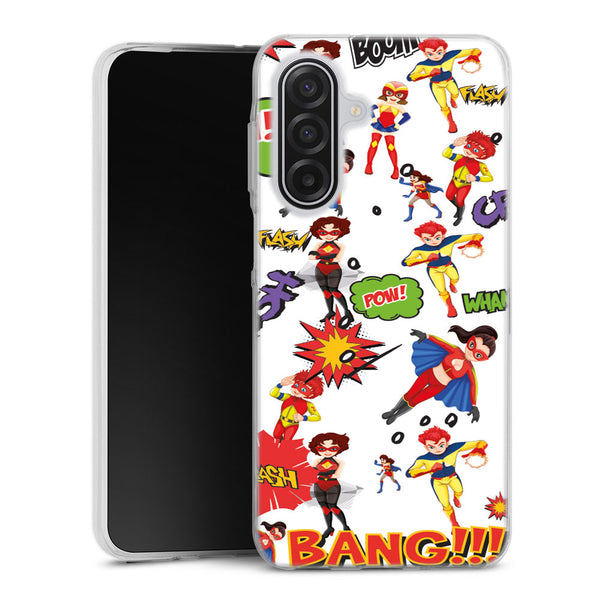 Coque Samsung A17 5G Super Heros Blanc