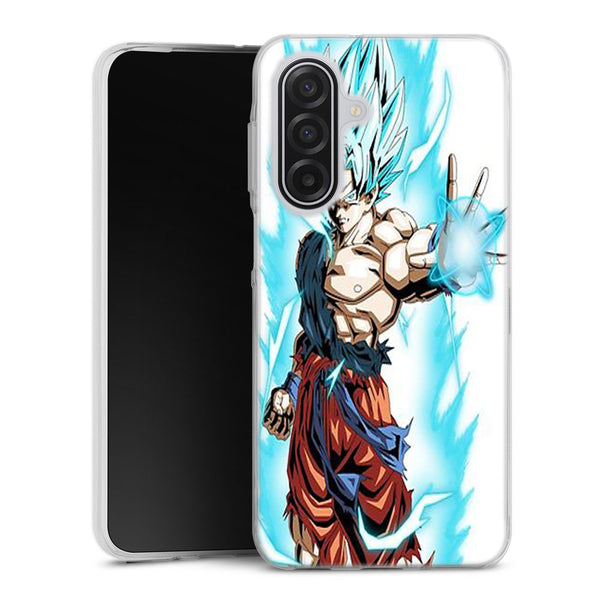 Coque Samsung A17 5G Super Sayan Bleu