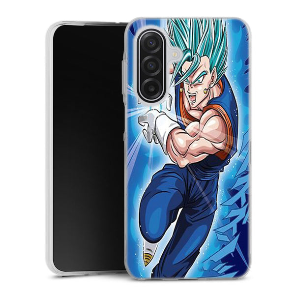 Coque Samsung A17 5G Super Vegeta Bleu