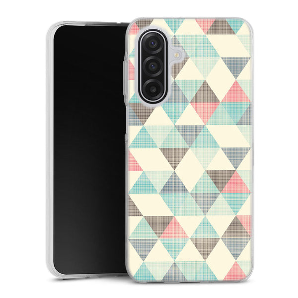 Coque pour Samsung A17 5G Triangles Vintage