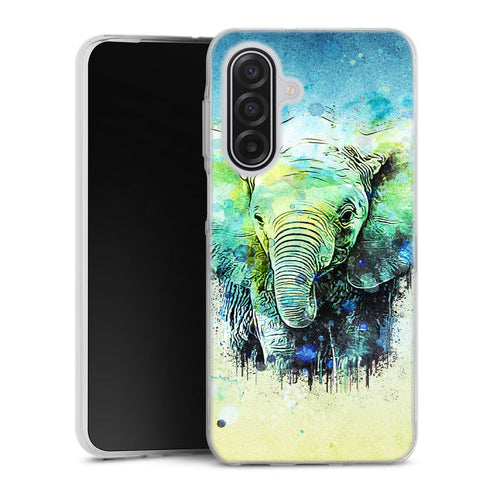 Coque Samsung Galaxy A17 5G Water Color Elephant