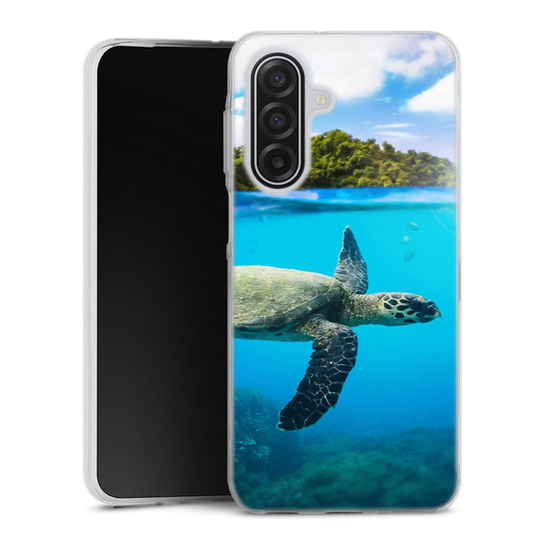 Coque Samsung Galaxy A17 5G Watercolor Tropical | Housse silicone, antichocs, protection optimale - Motif floral