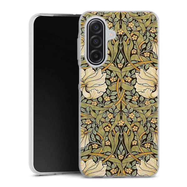 Coque Samsung Galaxy A17 5G William Morris Pimpernel | Housse Antichoc Silicone Souple, Ultra Fine, Protection intégrale, Motif Floral