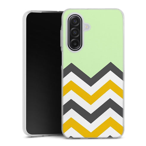 Coque Samsung A17 5G originale Zig Zag Menthe
