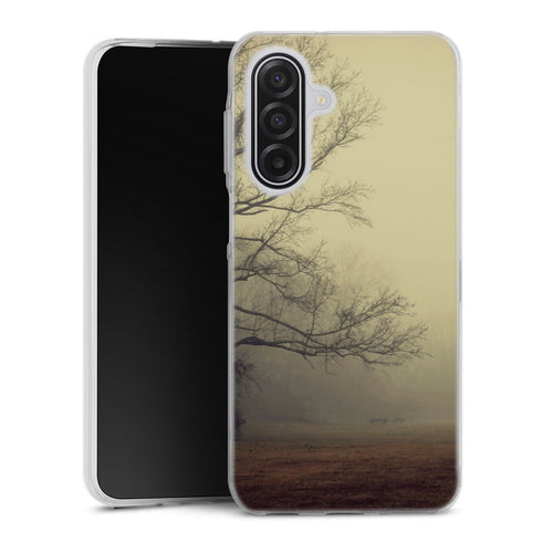 Coque Samsung Galaxy A17 5G A Gathering of Fog | Housse silicone, antichocs, protection optimale - Motif floral