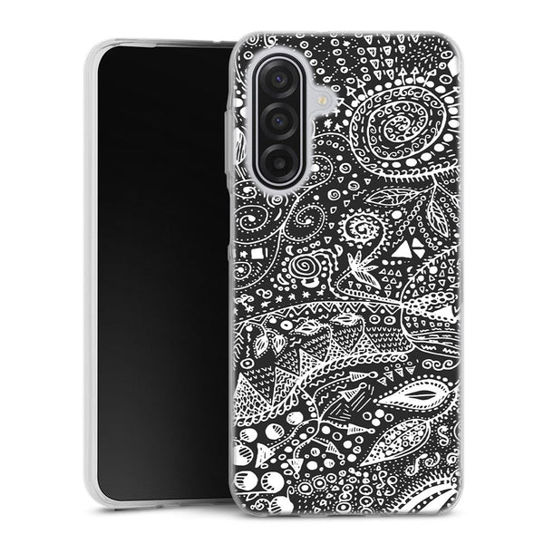 Coque pour Samsung A17 5G Aztec bw handmade