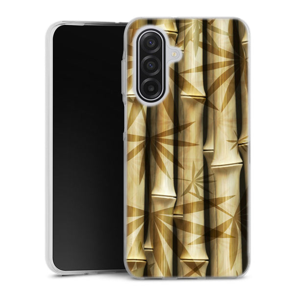Coque Samsung Galaxy A17 5G Bamboo Art | Housse silicone, antichocs, protection optimale - Motif floral Bois