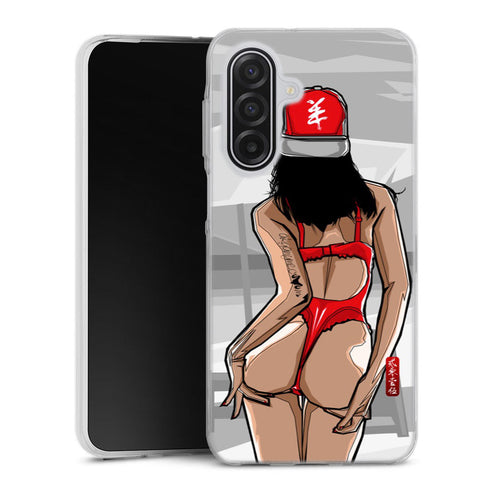 Coque Samsung Galaxy A17 5G Beach Girl Sunset | Housse silicone, antichocs, protection optimale - Motif floral Soleil