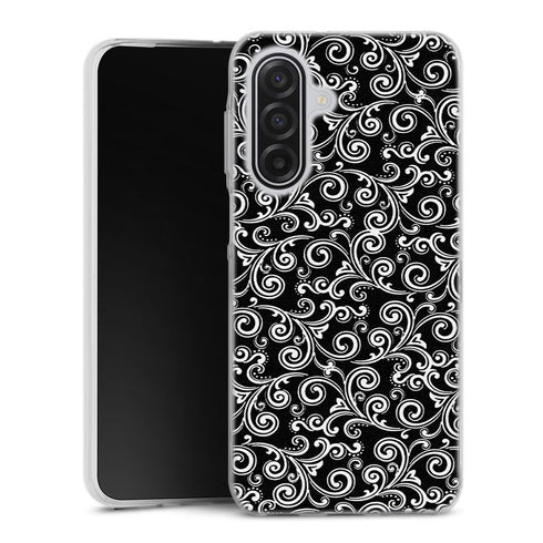 Coque Samsung A17 5G Black and white swirls