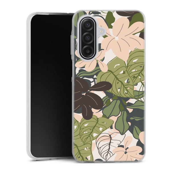 Coque Samsung Galaxy A17 5G Bohemian Tropical Foliage | Housse silicone, antichocs, protection optimale - Motif floral