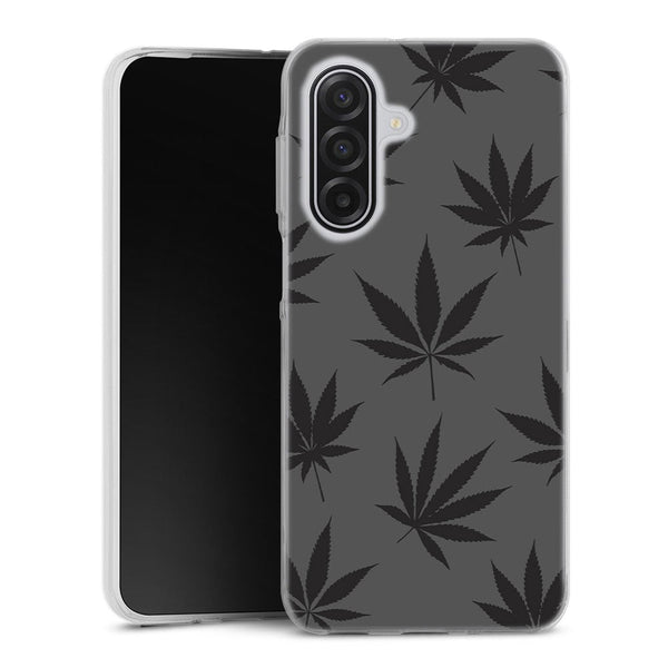 Coque pour Samsung A17 5G Canabis Leaf Pattern