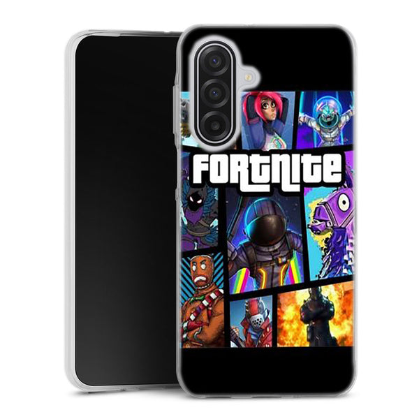 Coque Samsung Galaxy A17 5g Fortnite Battle Royale | Housse silicone, Protection optimale - Motif Jeux video Gaming