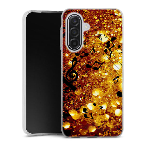 Coque pour Samsung A17 5G Golden Music