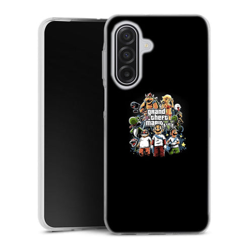 Coque Samsung Galaxy A17 5g Grand Theft Mario | Housse silicone, Protection optimale - Motif Jeux video Gaming