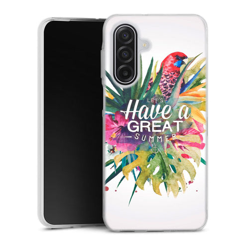 Coque Samsung Galaxy A17 5G Great Summer | Housse silicone, antichocs, protection optimale - Motif floral