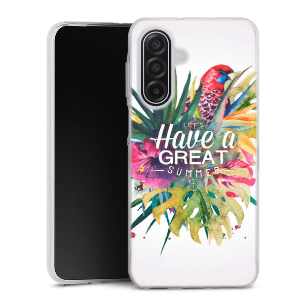Coque Samsung Galaxy A17 5G Great Summer | Housse silicone, antichocs, protection optimale - Motif floral