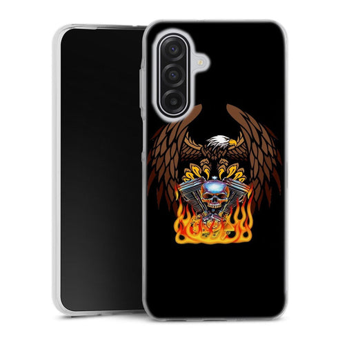 Coque Samsung Galaxy A17 5G Harley Davidson Skull engine