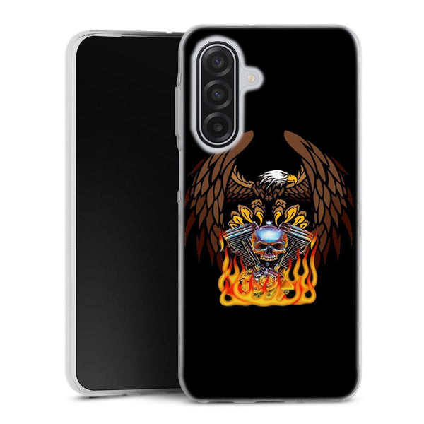 Coque Xiaomi Redmi Note 14 5G Harley Davidson Skull engine
