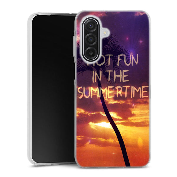 Coque Samsung Galaxy A17 5G Hot Fun in The Summertime | Housse silicone, antichocs, protection optimale - Motif floral