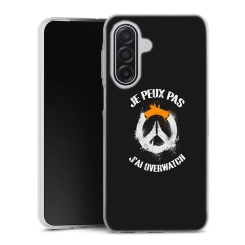 Coque Samsung Galaxy A17 5g Je peux pas j'ai Overwatch | Housse silicone, Protection optimale - Motif Jeux video Gaming