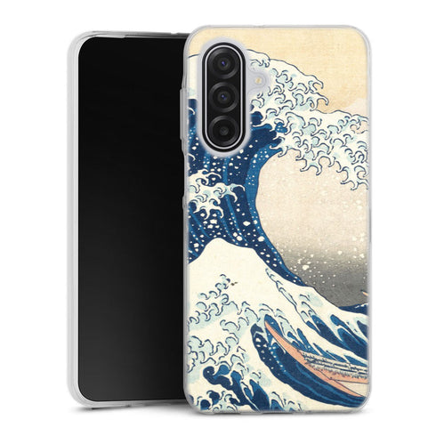 Coque Samsung Galaxy A17 5G Kanagawa Wave | Housse silicone, antichocs, protection optimale - Motif floral