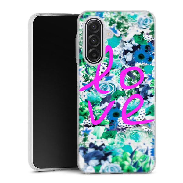 Coque Samsung Galaxy A17 5G Love Floral | Housse silicone, antichocs, protection optimale - Motif floral