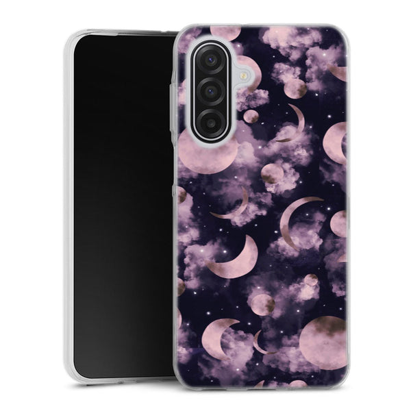 Coque Samsung Galaxy A17 5G Magic Moons | Housse silicone, antichocs, protection optimale - Motif floral