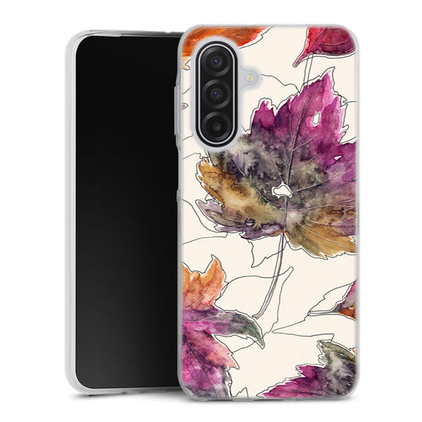 Coque Samsung Galaxy A17 5G Mapple Pattern | Housse silicone, antichocs, protection optimale - Motif floral