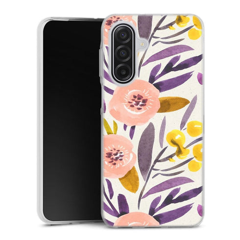 Coque Samsung Galaxy A17 5G Novembre | Housse silicone, antichocs, protection optimale - Motif floral
