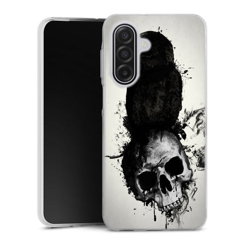 Coque Samsung Galaxy A17 5G Raven and Skull