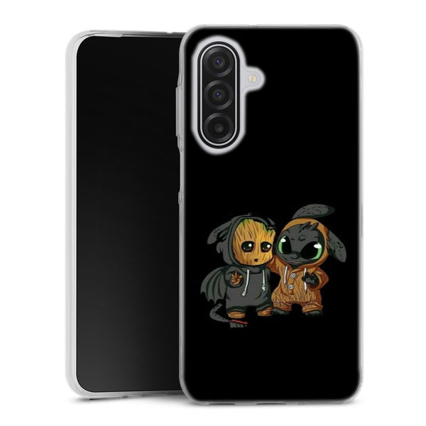 Coque Samsung A17 5G Stitch x dragon krokmou
