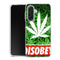 Coque Samsung Galaxy A17 5G Weed Cannabis Disobey | Housse Antichoc Silicone Souple, Ultra Fine, Protection intégrale, Motif Floral