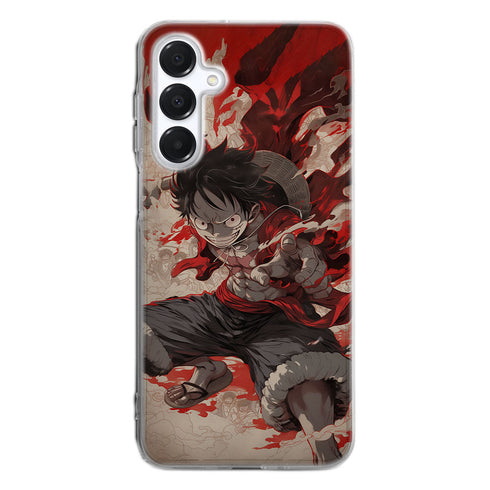 Manga Luffy énergie rouge | Coque Samsung